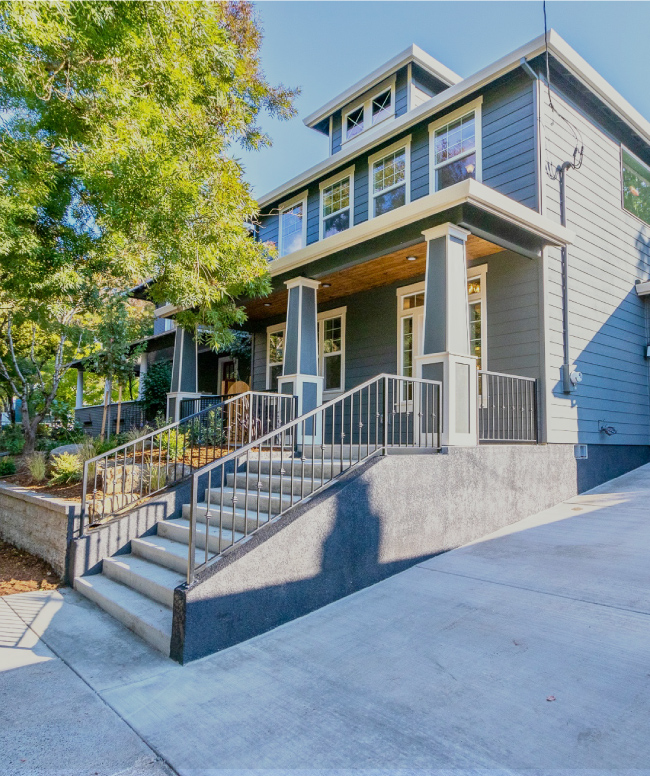 Contact Rosetown Builders to learn more about a custom home like this multi-story build.